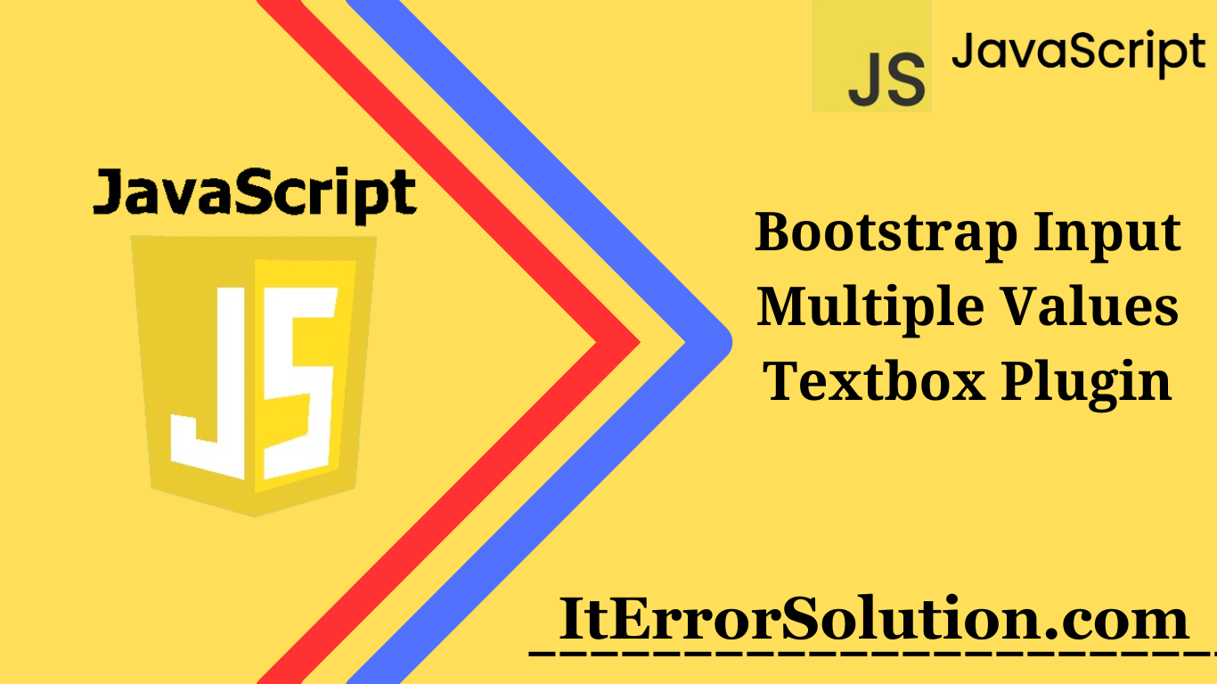 Bootstrap Input Multiple Values Textbox Plugin